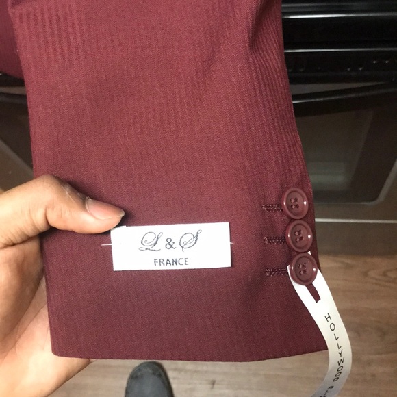 L&S France Red Suit/ Burgundy Suit - Picture 2 of 5